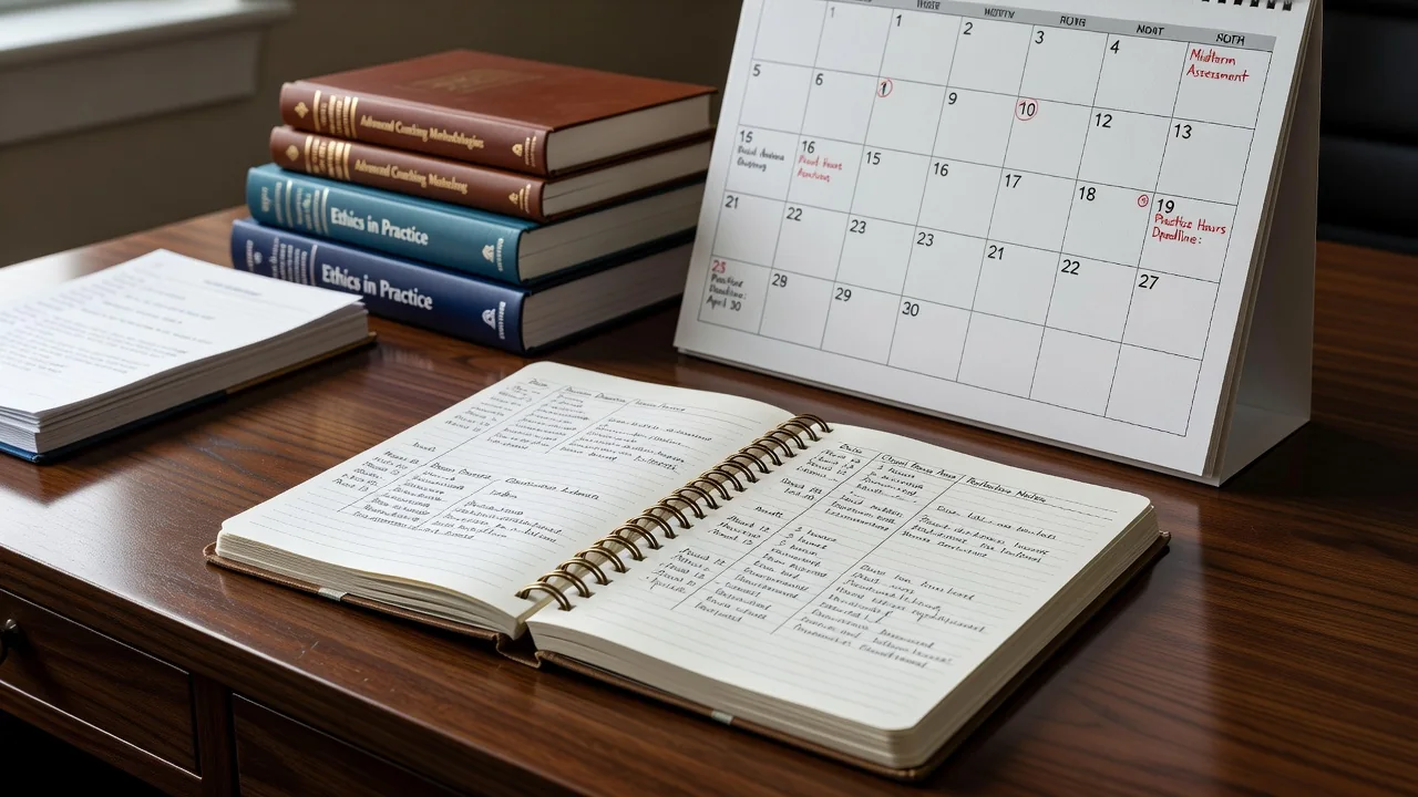 Kalendar seminara i sveska sa satima prakse za trenersku licencu